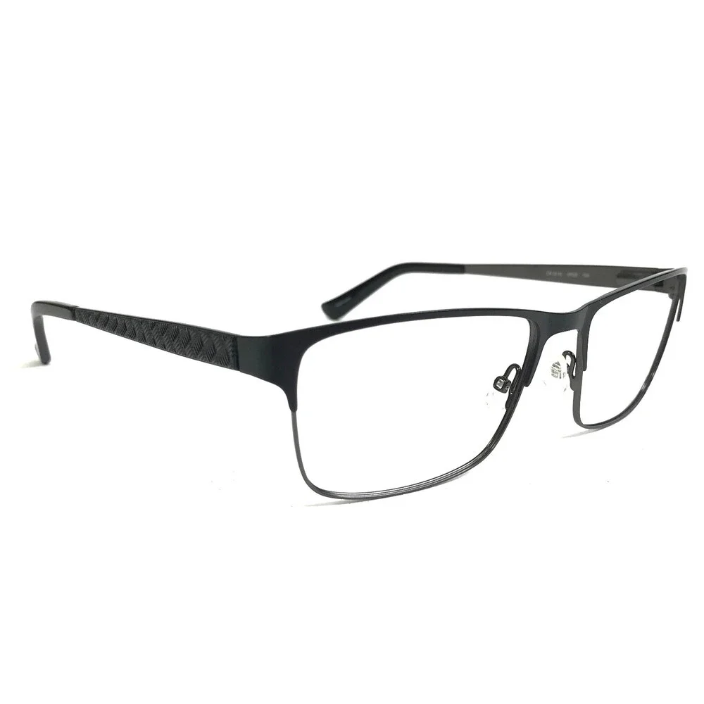 Chesterfield Eyeglasses Frames CH34XL 0RD2 Black Grey Rectangle 57-17-150